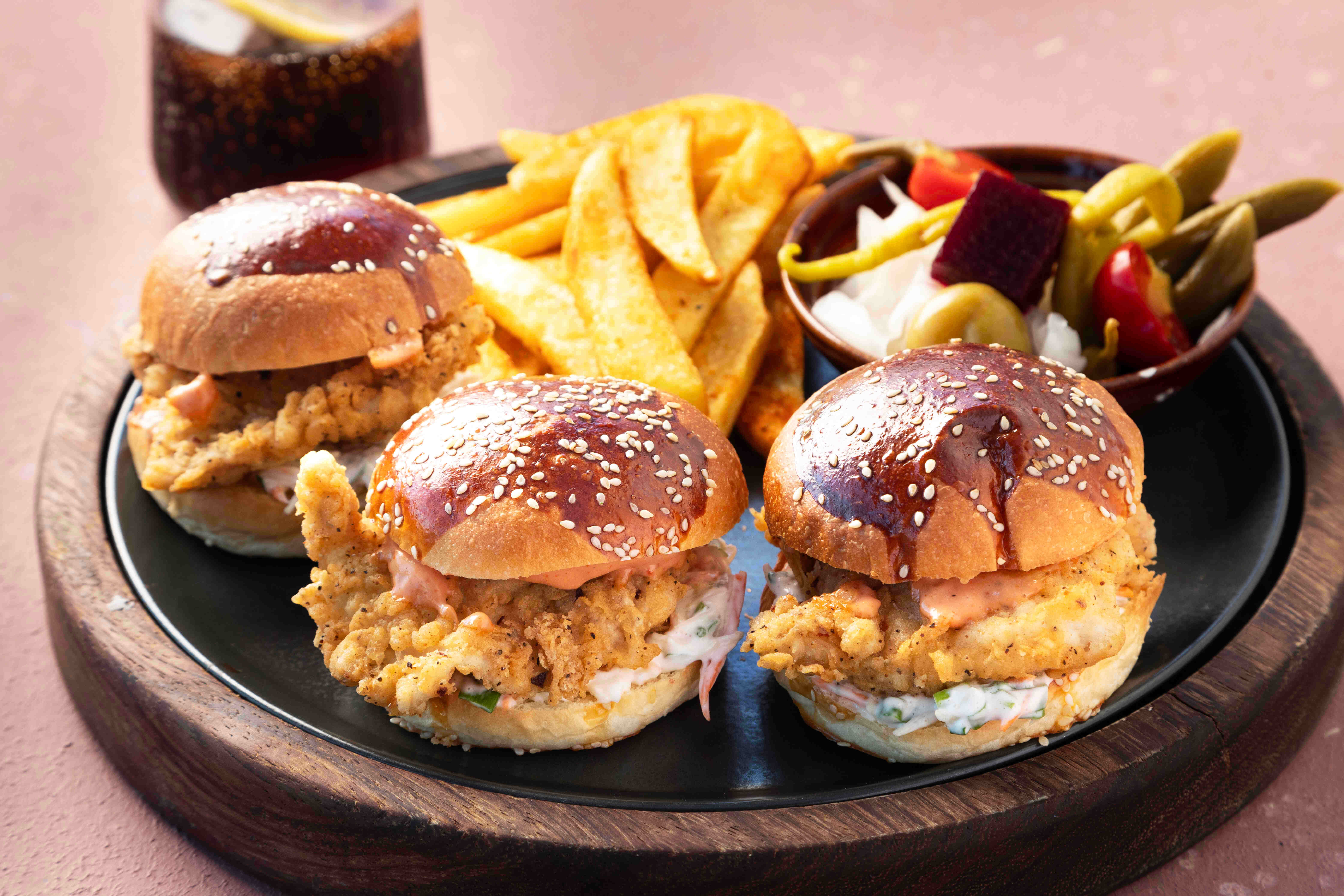 Chicken Cruncy Slider Burger